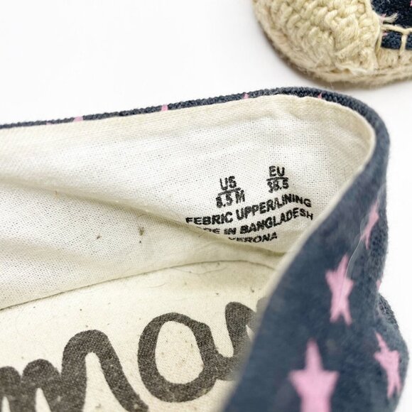 Sam Edelman Pink & Navy Star Espadrilles - Picture 5 of 7